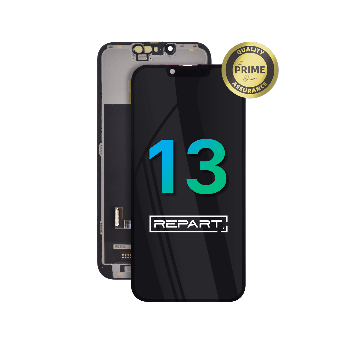 REPART iPhone 13 Soft OLED Screen Assembly Replacement (Prime)