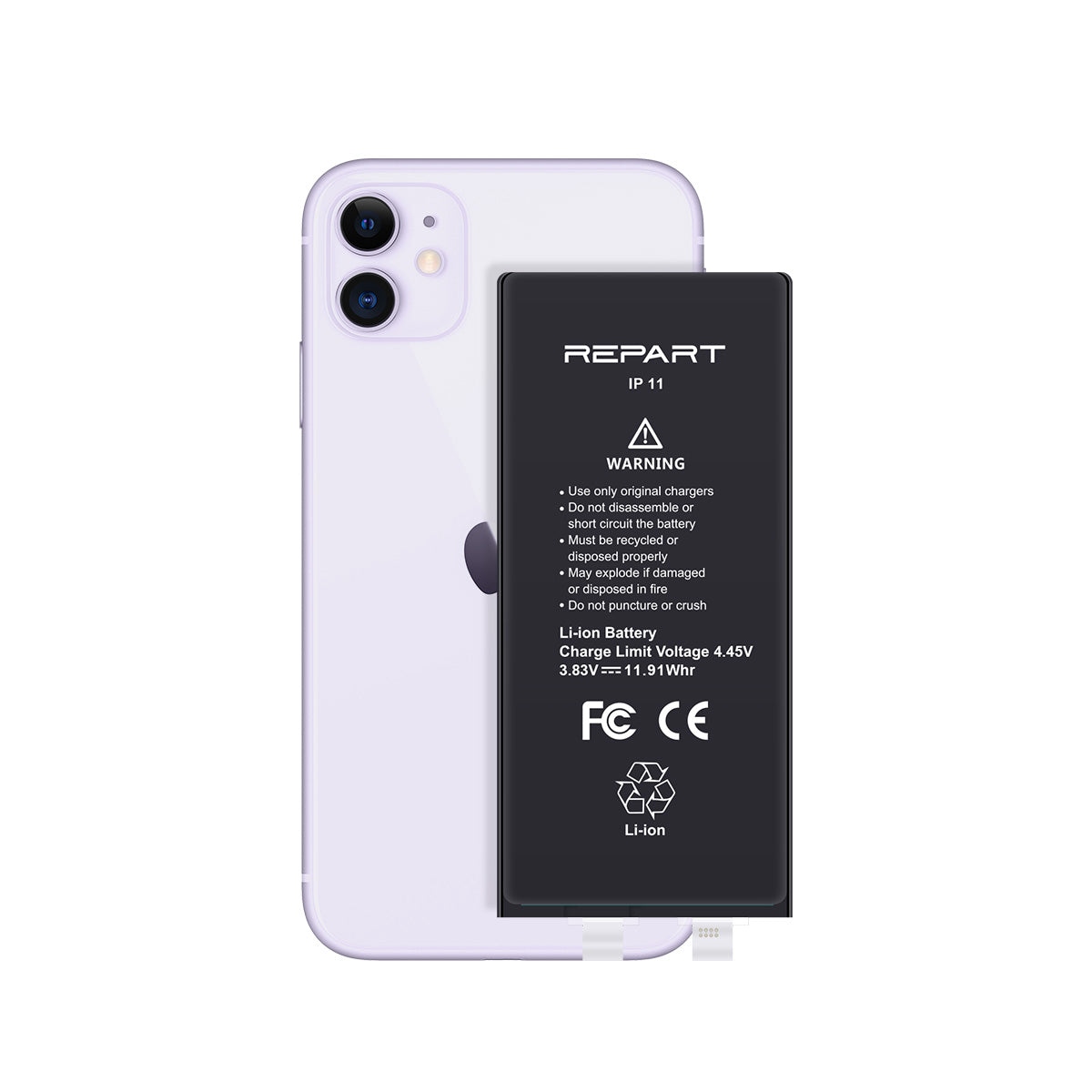 REPART iPhone XS 16 Pro Max Battery Cell Replacement