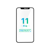 Reemplazo de cristal frontal para iPhone 11 Pro con OCA preinstalado