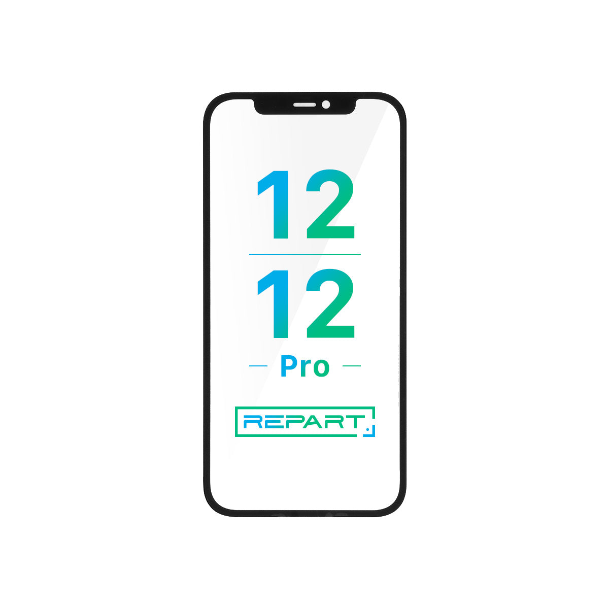 REPART iPhone 12/12 Pro Front Glass Replacement with OCA Pre Installed