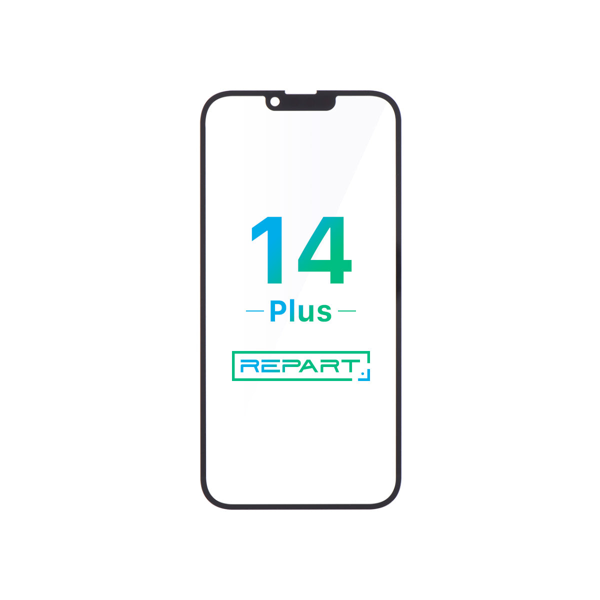 Замена переднего стекла для iPhone 14 Plus от REPART с предварительно установленным OCA-пленкой.