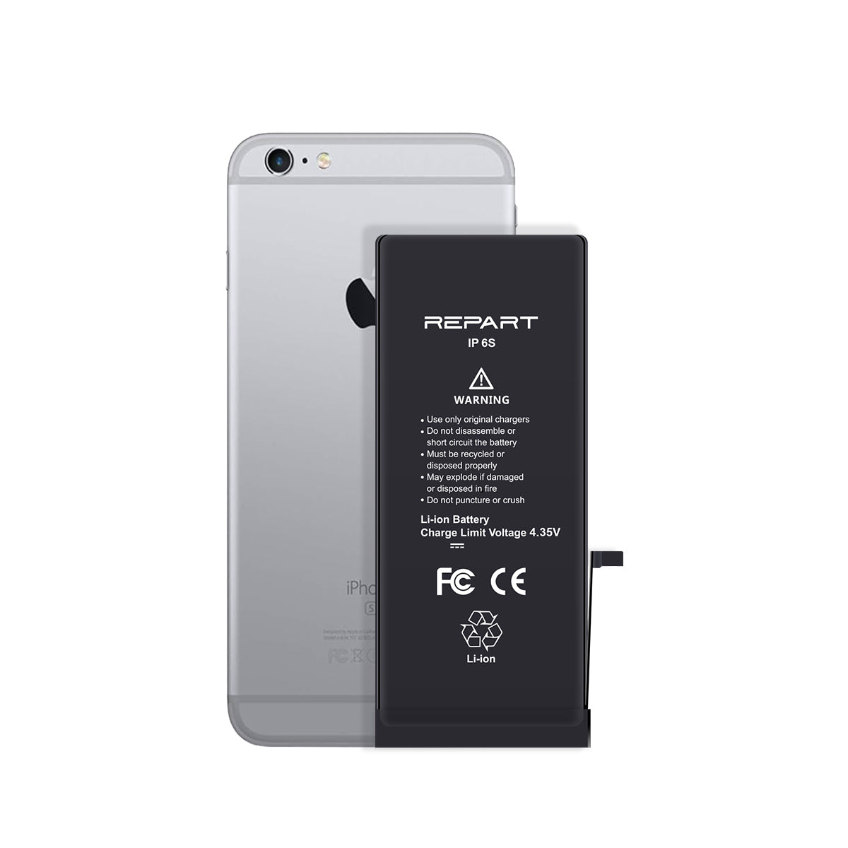 REPART Batterie de remplacement standard pour iPhone 6S (sélectionnez)