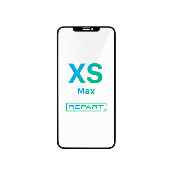 Reemplazo de vidrio frontal REPART para iPhone XS Max con OCA preinstalado