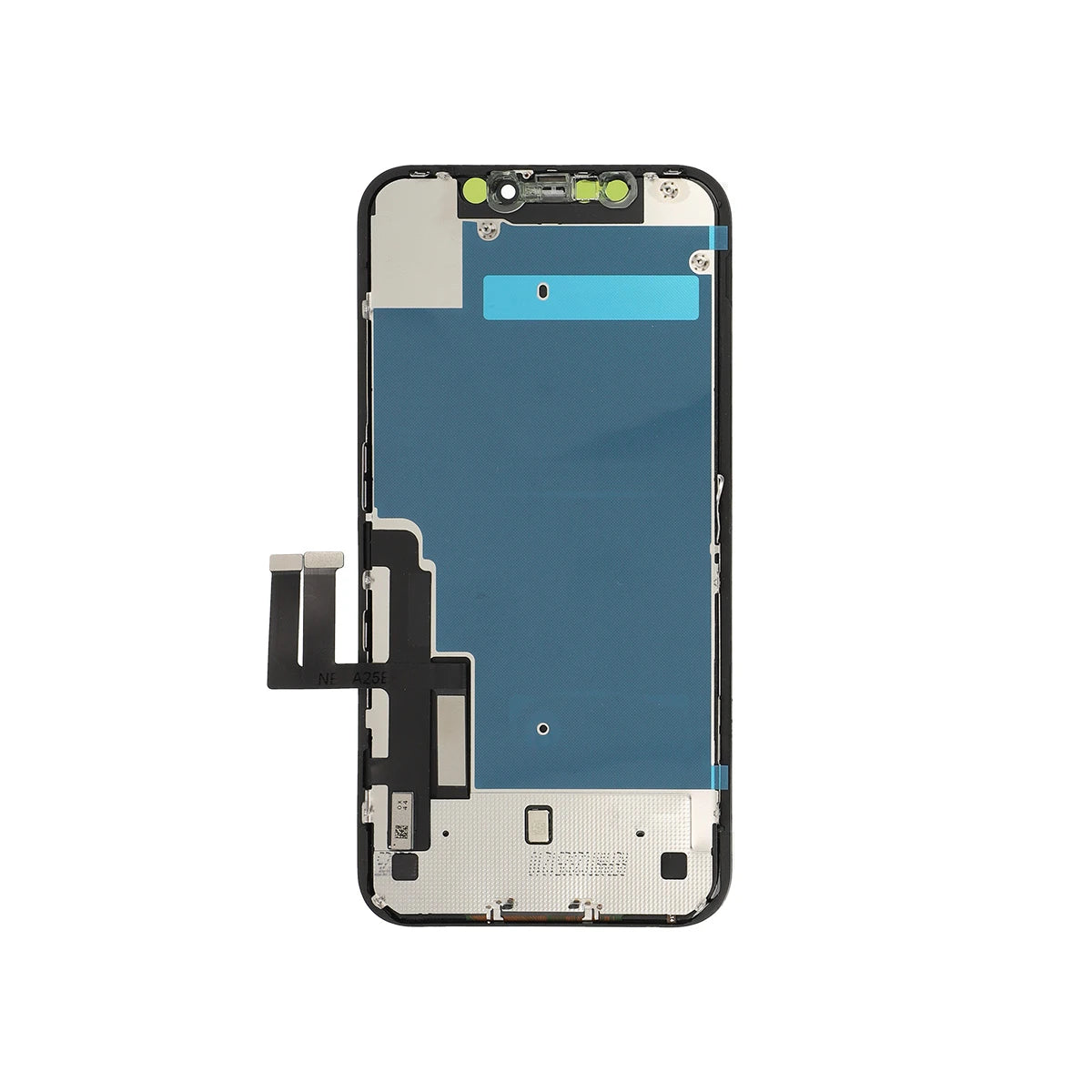 Phone screen assembly on a white background