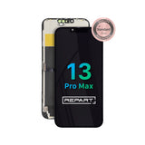 Phone screen assembly with 'REPART' branding and '13 Pro Max' text on a white background.
