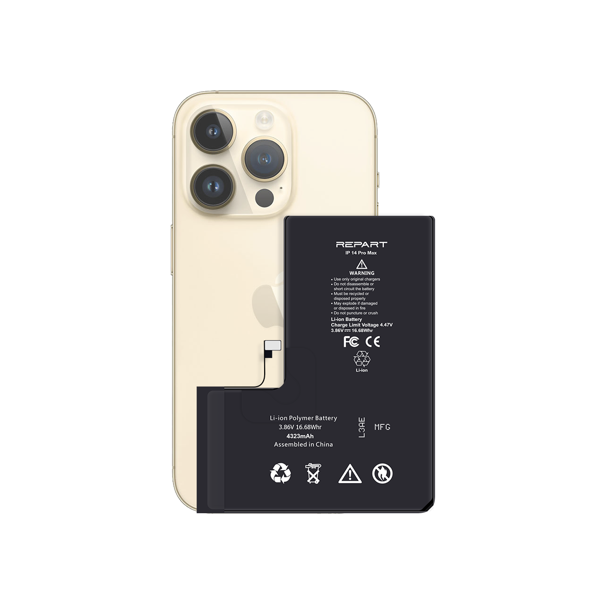 REPART iPhone 14 Pro Max Battery Replacement (Select) REPART iPhone 14 Pro Max Battery Replacement (Select)