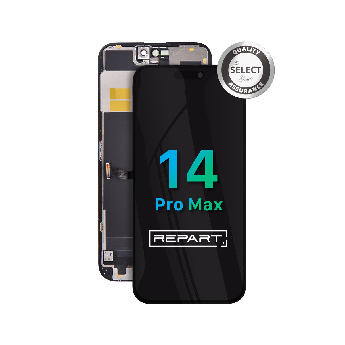 Ecran Remplacement iPhone 14 Pro Max avec Joint ecran, verre trempe +Kit Ecran Remplacement iPhone 14 Pro Max avec Joint ecran, verre trempe +Kit