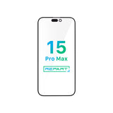 Substituição da tela frontal do iPhone 15 Pro Max