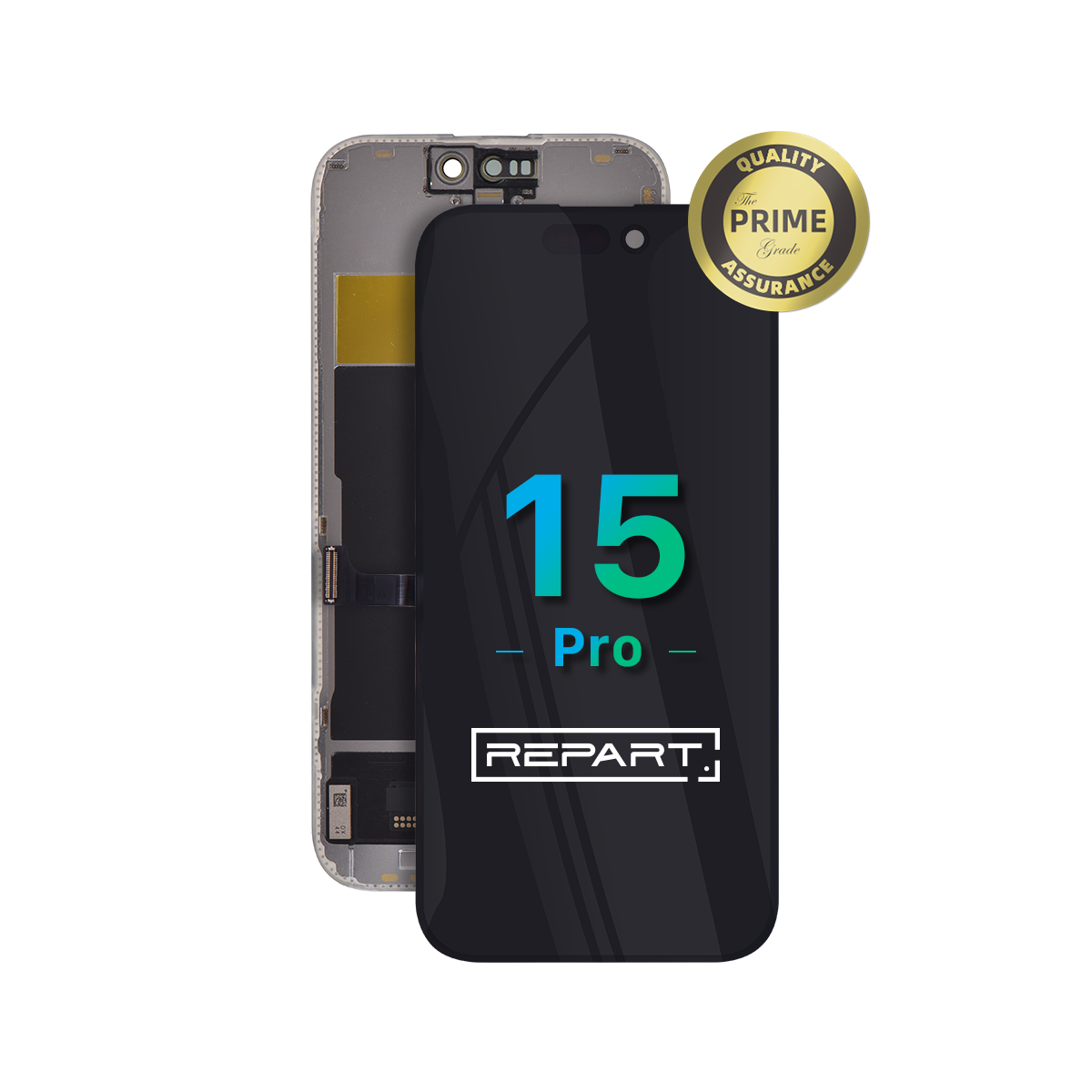 Apple IPhone 15 Pro - LCD Display Touch Screen Frame Soft OLED Fixpremium 120hz - Foto 8