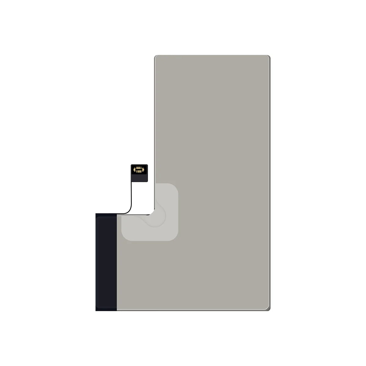 iPhone 16 Pro Akku auf weißem Hintergrund