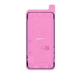 iPhone X screen adhesive, pink color in white background