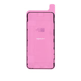 iPhone XS Max screen adhesive, pink color in white background