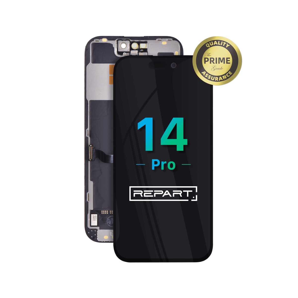 REPART Sostituzione gruppo schermo OLED rigido iPhone 14 Pro (Prime)