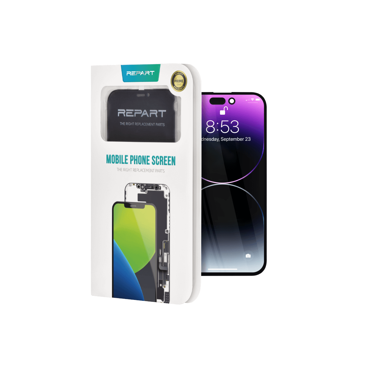 REPART Sostituzione gruppo schermo OLED rigido iPhone 14 Pro (Prime)