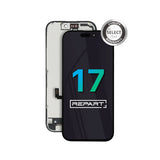 iphone 17 select incell lcd screen replacement branding "REPART" with quality assurance badge