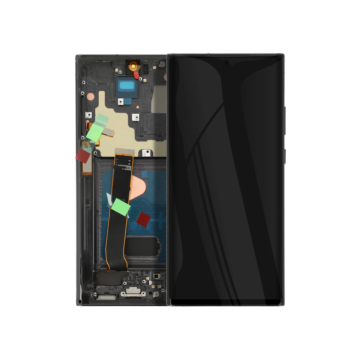 REPART Samsung Galaxy Note20 Ultra Soft OLED Screen Replacement (Ultra, 1:1 Square Corners) - Mystic Black
