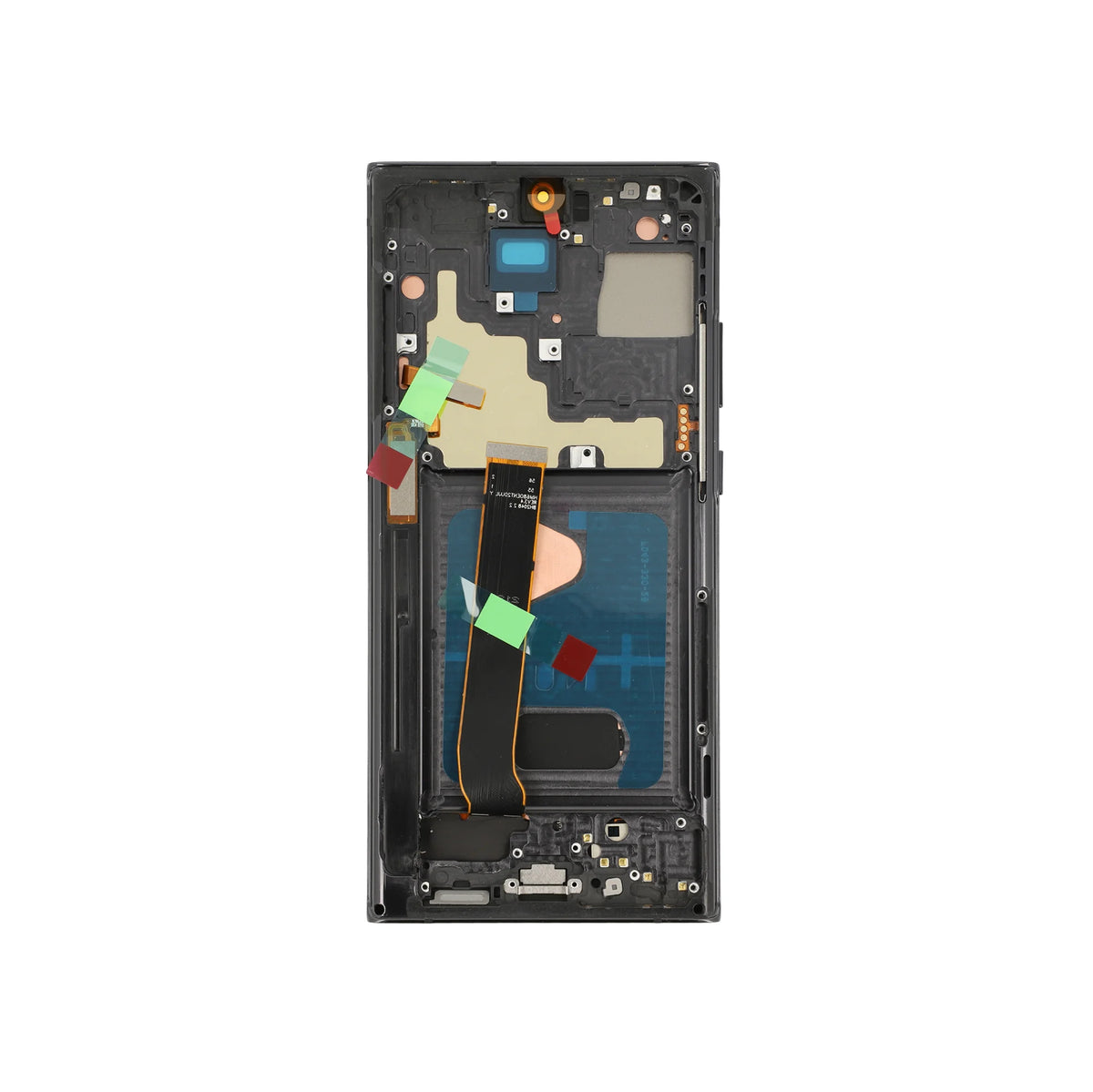 REPART Samsung Galaxy Note20 Ultra Soft OLED Screen Replacement (Ultra, 1:1 Square Corners) - Mystic Black
