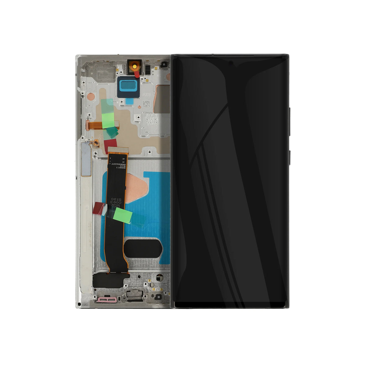 REPART Samsung Galaxy Note20 Ultra Soft OLED Screen Replacement (Ultra, 1:1 Square Corners) - Mystic White