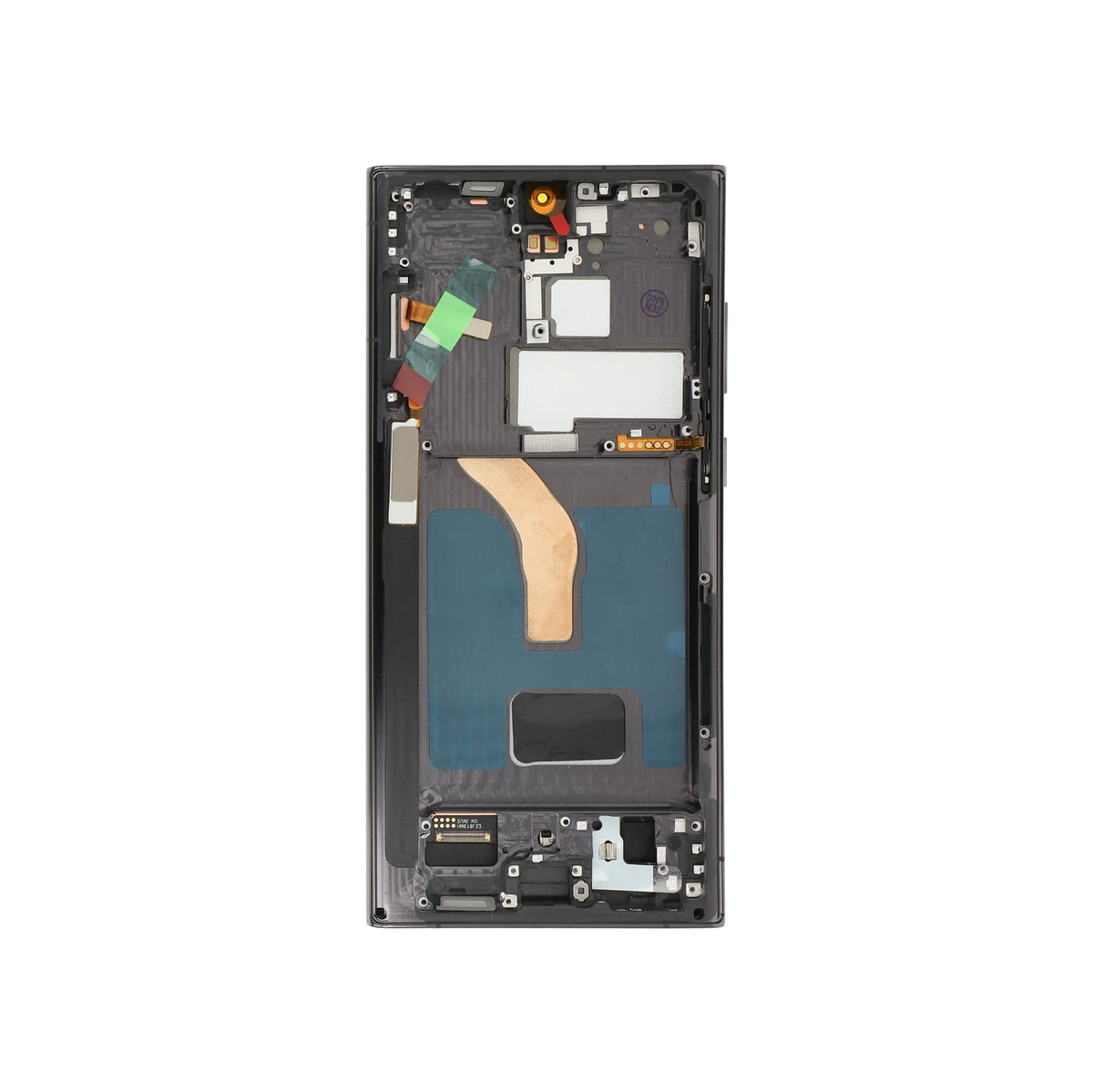 REPART Samsung S22 Ultra Soft OLED Screen Replacement (Ultra, 1:1 Square Corners) - S908B / Phantom Black