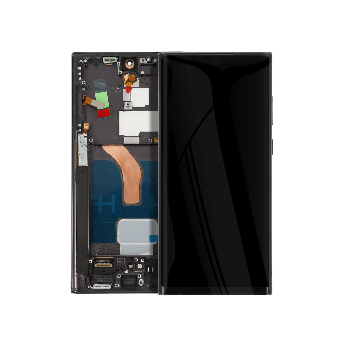 REPART Samsung S22 Ultra Soft OLED Screen Replacement (Ultra, 1:1 Square Corners) - S908U / Phantom Black