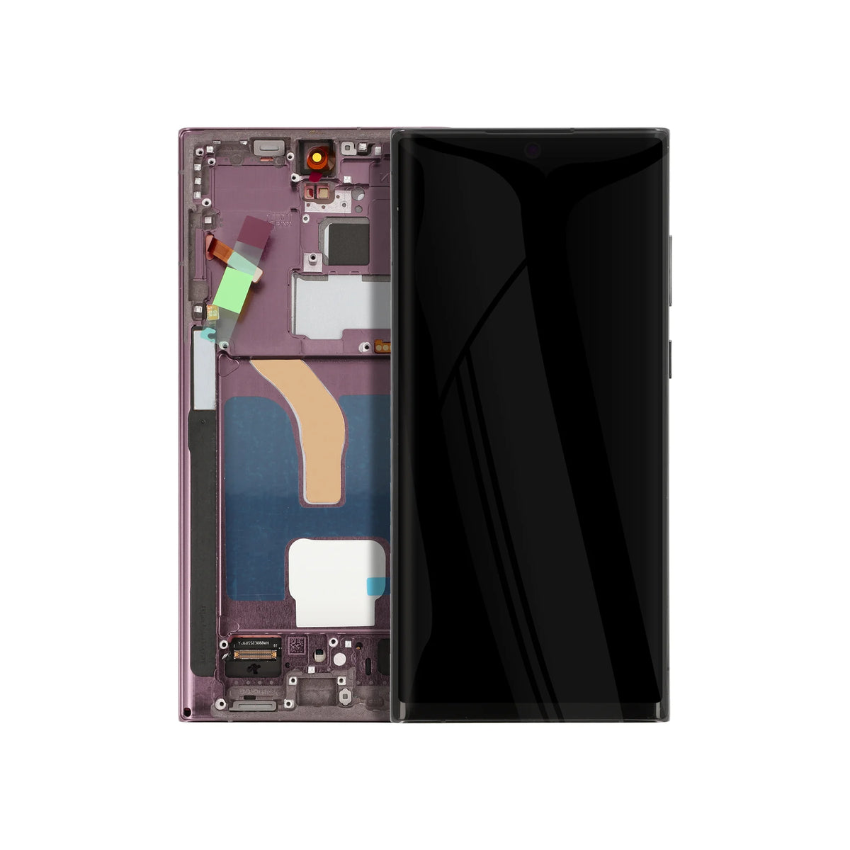 REPART Samsung S22 Ultra Soft OLED Screen Replacement (Ultra, 1:1 Square Corners) - S908U / Violet