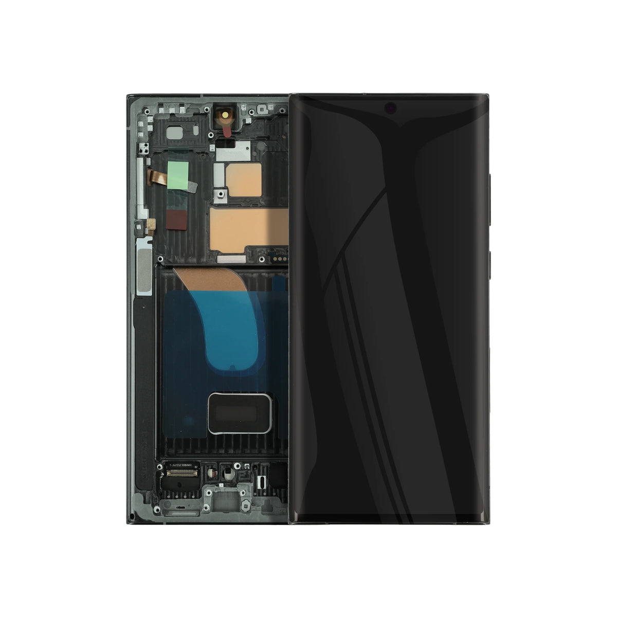 REPART Samsung S23 Ultra Soft OLED Screen Replacement (Ultra, 1:1 Square Corners) - S918B / Green