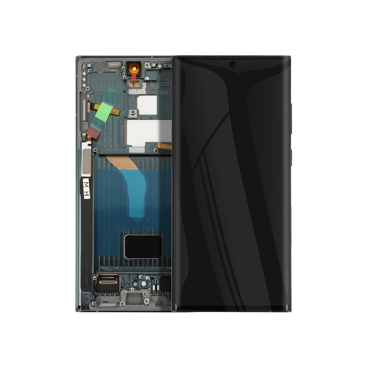 REPART Samsung S23 Ultra Soft OLED Screen Replacement (Ultra, 1:1 Square Corners) - S918U / Green