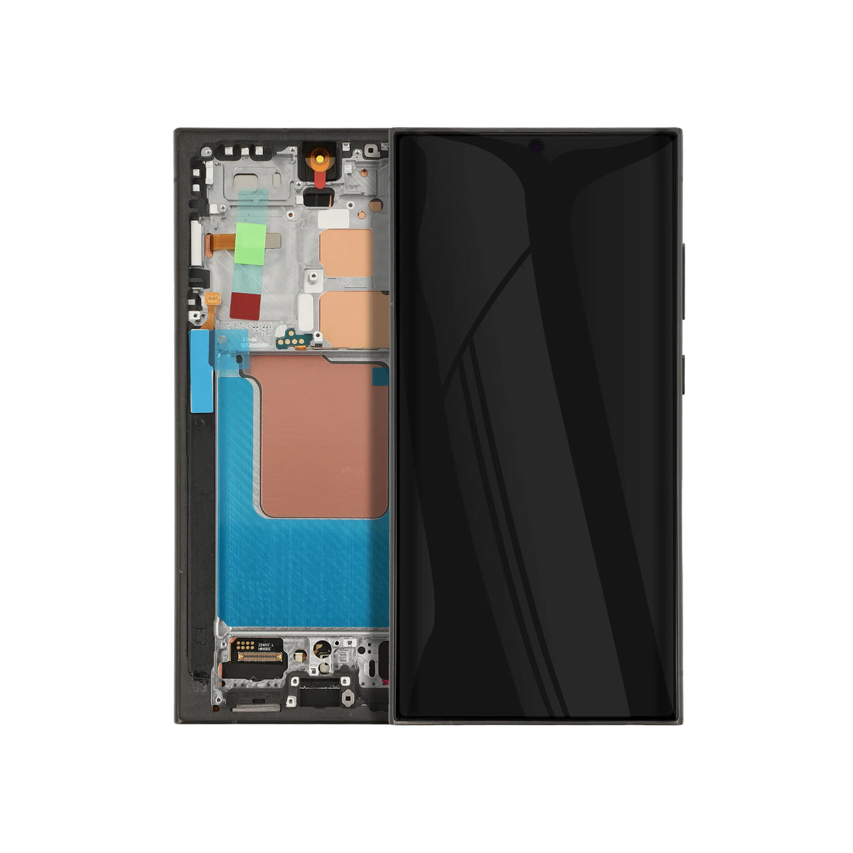 REPART Samsung S24 Ultra Soft OLED Screen Replacement (Ultra, 1:1 Square Corners) - S928U / Titanium Black