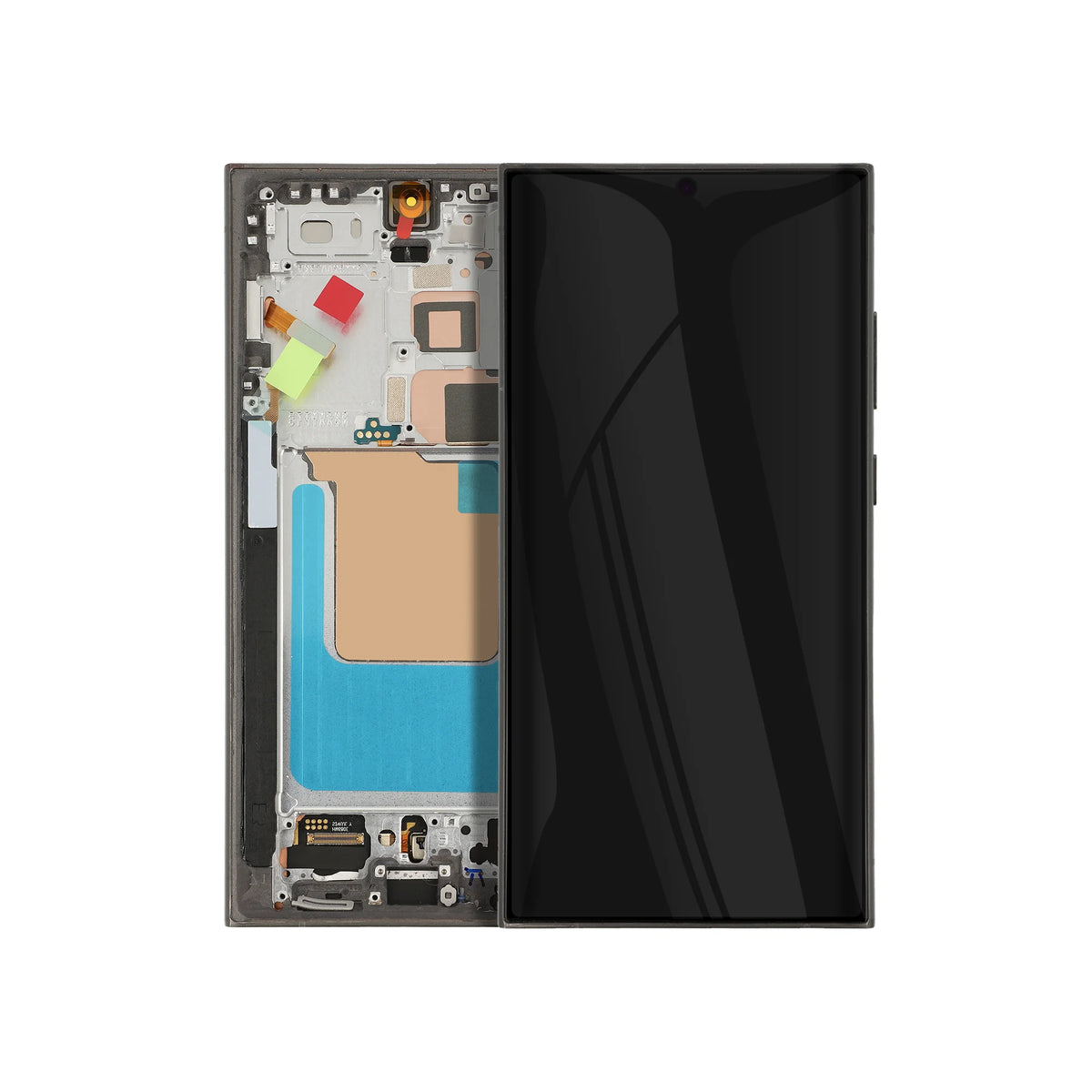 REPART Samsung S24 Ultra Soft OLED Screen Replacement (Ultra, 1:1 Square Corners) - S928B / Titanium Black