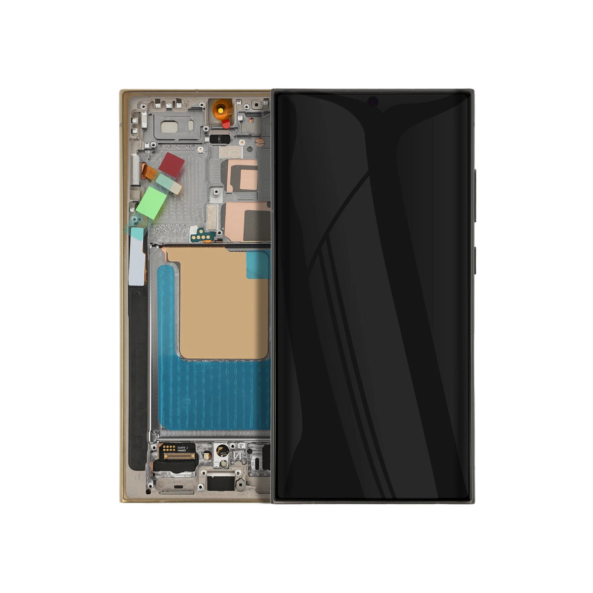 REPART Samsung S24 Ultra Soft OLED Screen Replacement (Ultra, 1:1 Square Corners) - S928U / Titanium Yellow