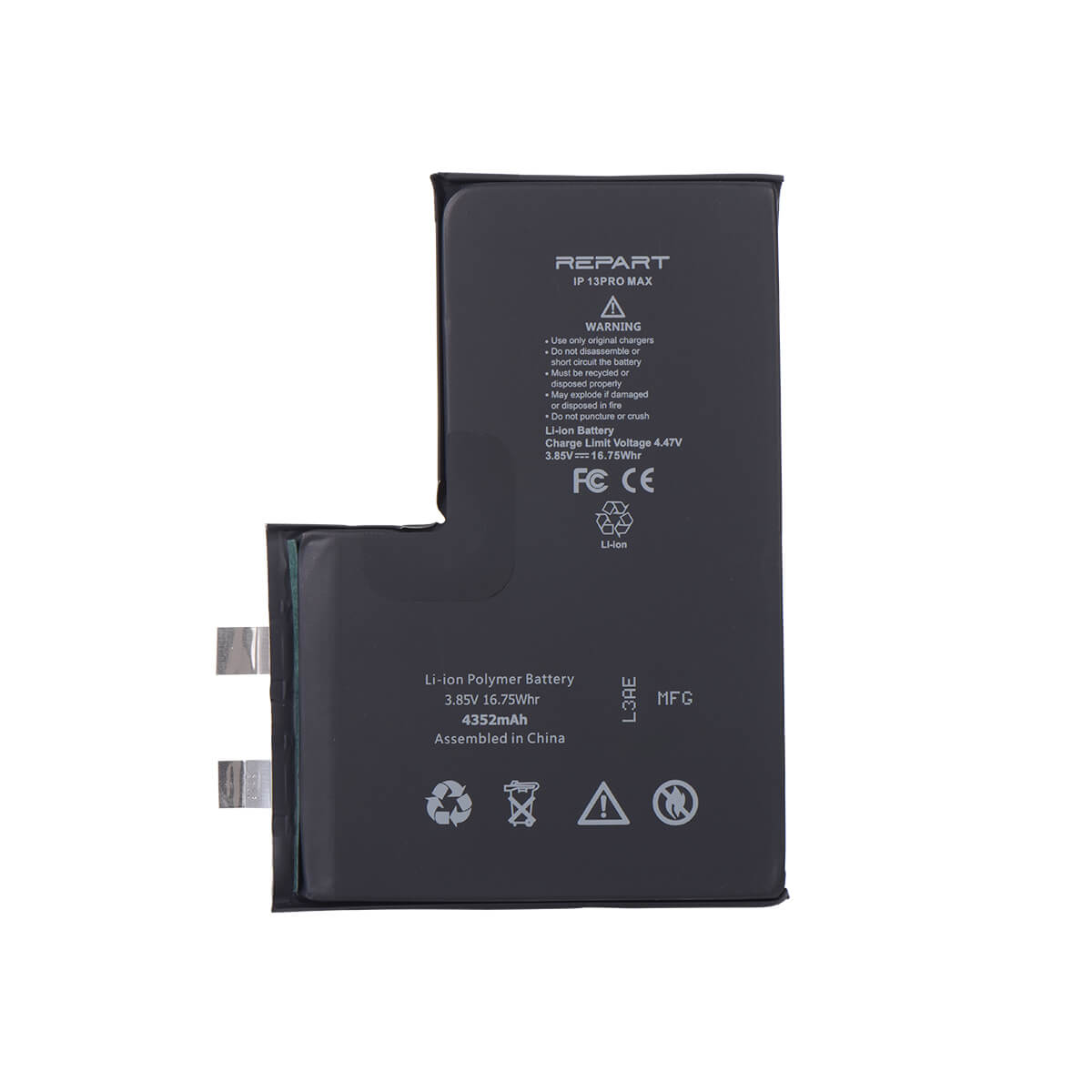 Замена аккумуляторной батареи для iPhone XS - 16 Pro Max (запчасть на замену).