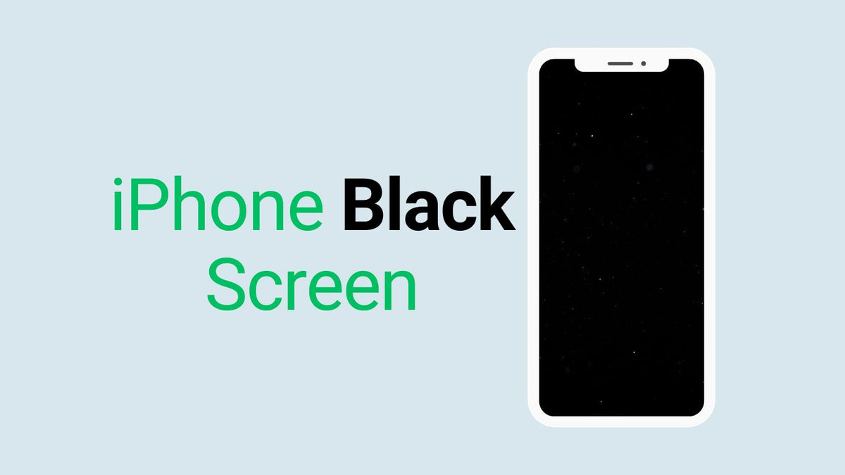iPhone schwarzer Bildschirm