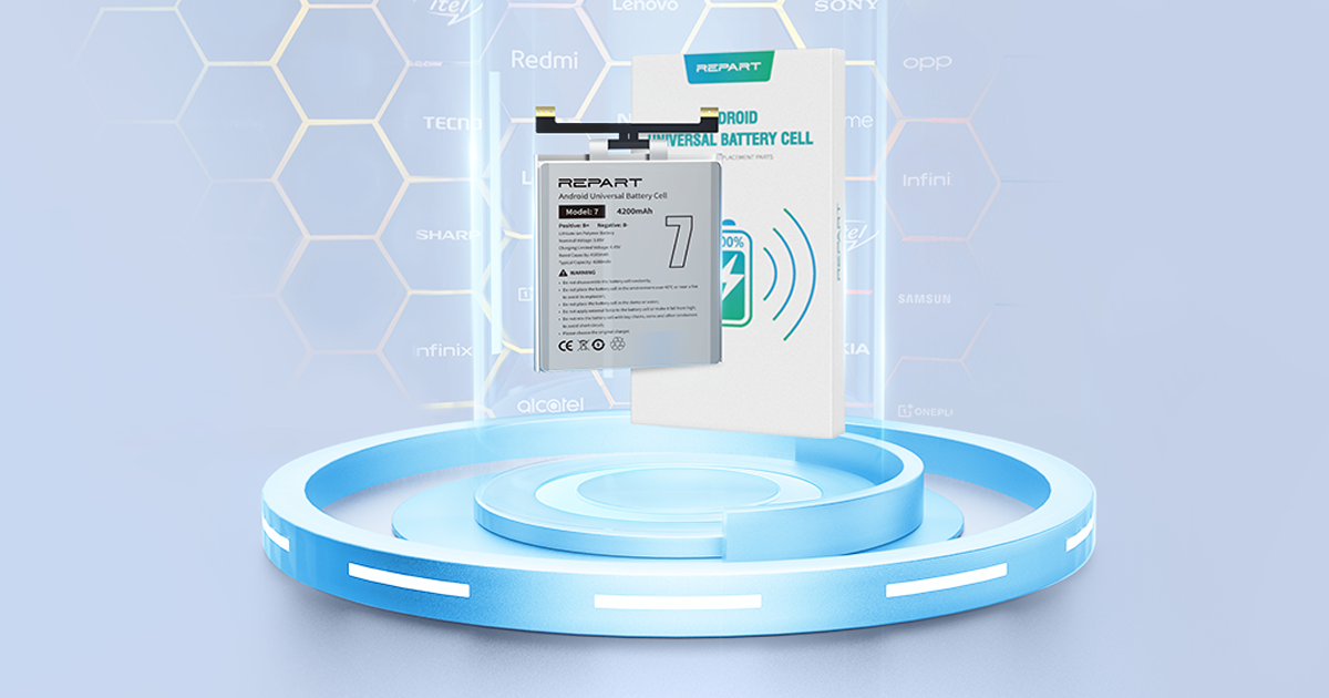 REPART Universal Battery Cell - Solution for 800+ Android Phones