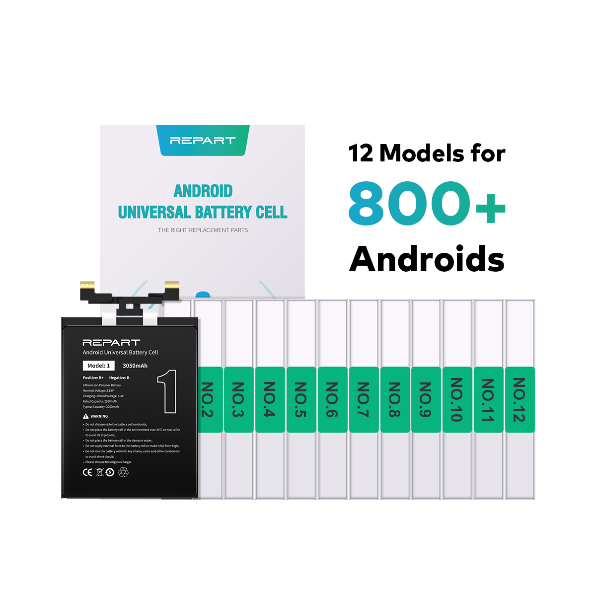 Batería universal REPART para Android