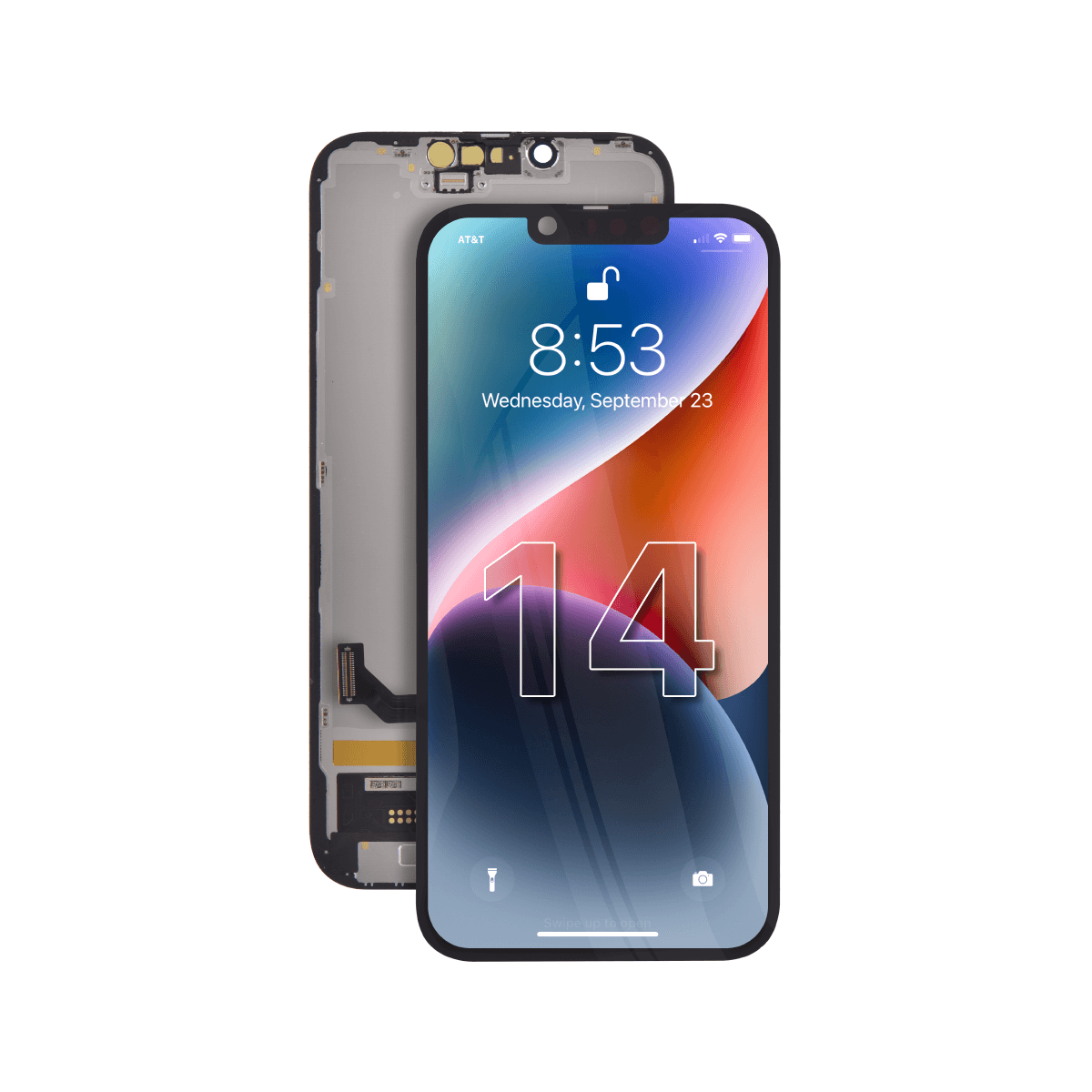 Écran OLED souple de remplacement pour iPhone 14 (Prime)