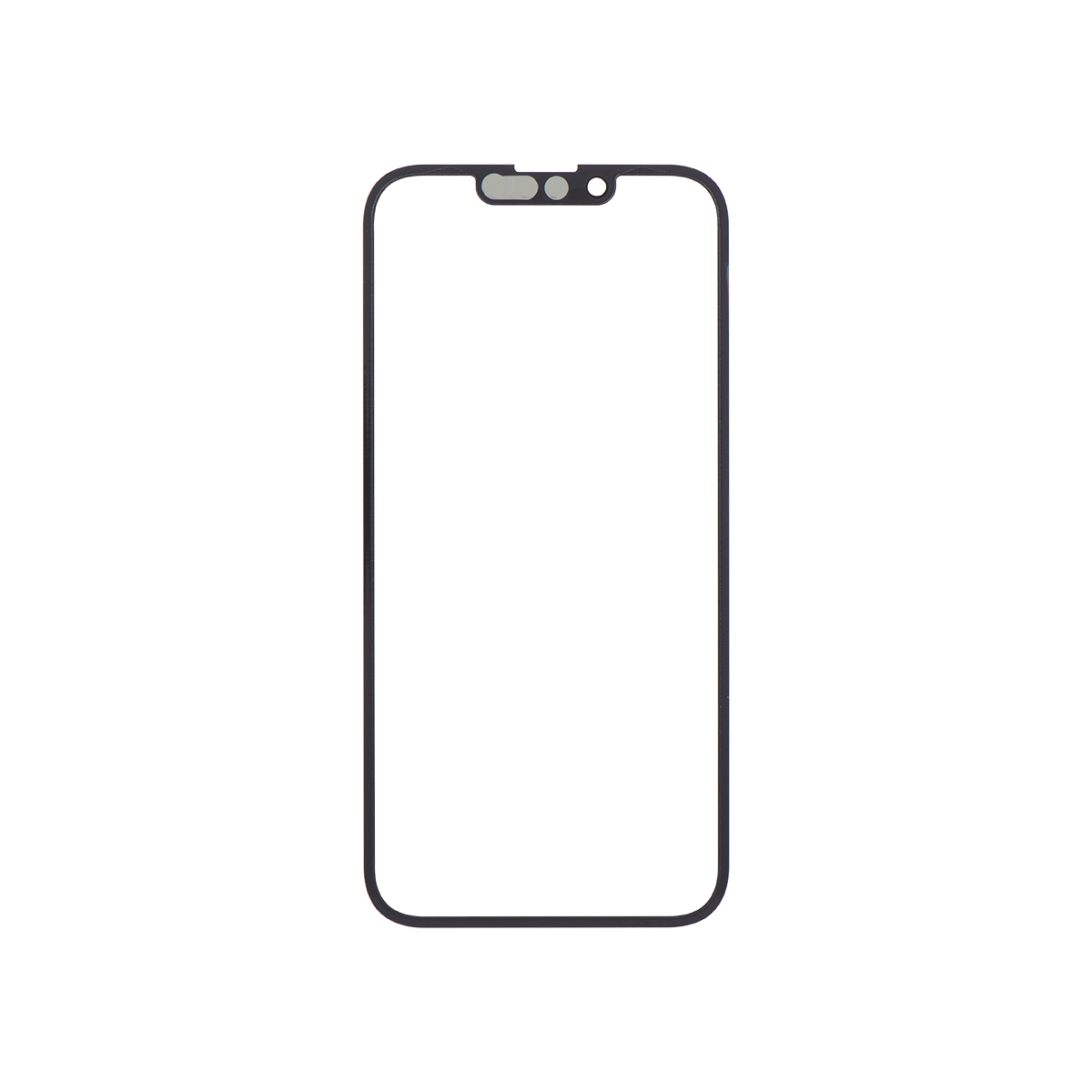 Kit de reemplazo de cristal frontal para iPhone 14 de REPART con OCA preinstalado.