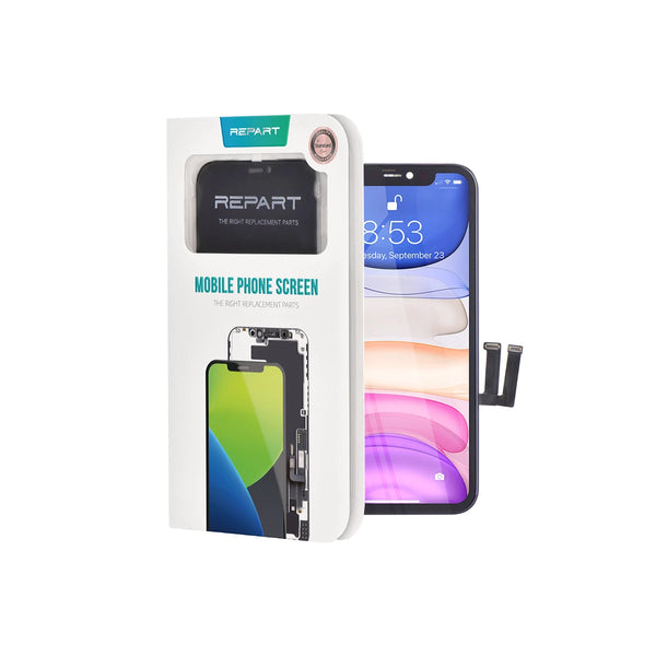 REPART phone screen replacement kit packaging on a white background