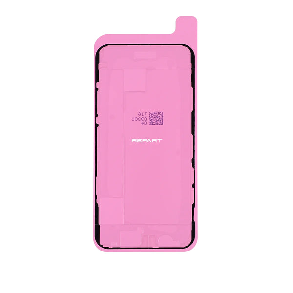 iPhone 11 Pro screen adhesive, pink color in white background