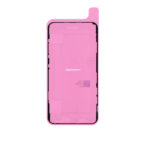 iPhone 11 Pro Max screen adhesive, pink color in white background