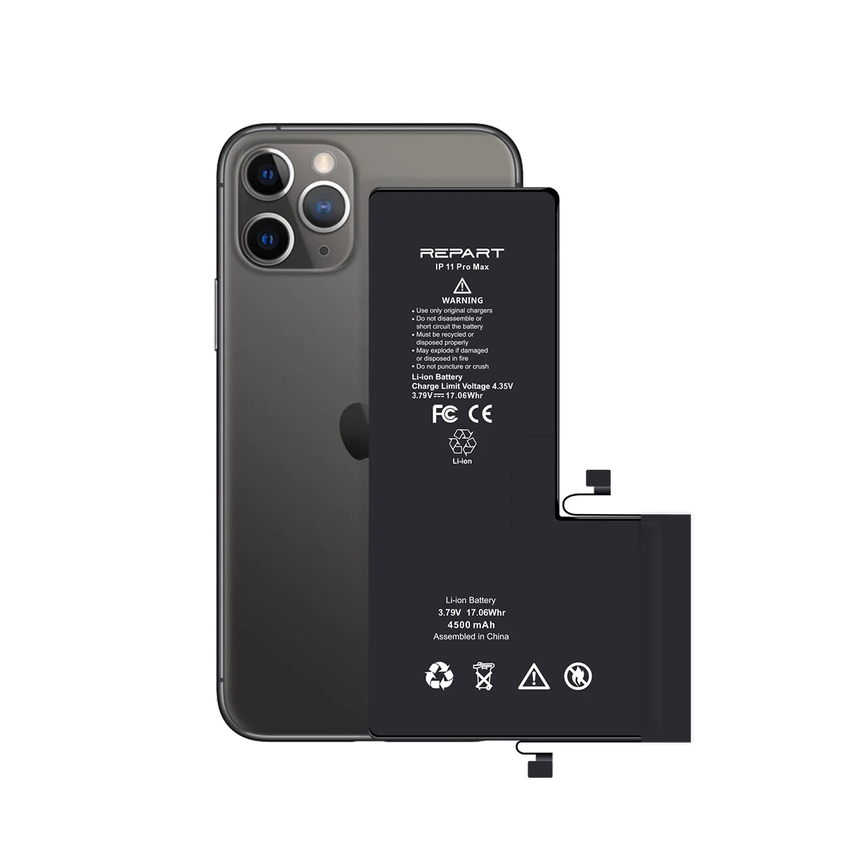 iPhone 11 Pro Max High-Capacity Battery Replacement | REPART Select