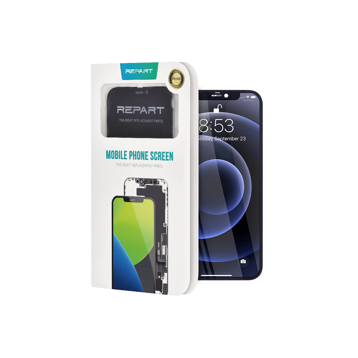 REPART iPhone 12/12 Pro Screen OLED Assembly Replacement (Prime OLED)