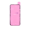 iPhone 12 screen adhesive, pink color in white background