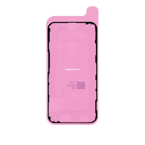 iPhone 12 mini screen adhesive, pink color in white background