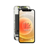 Smartphone with screen and frame on a white background