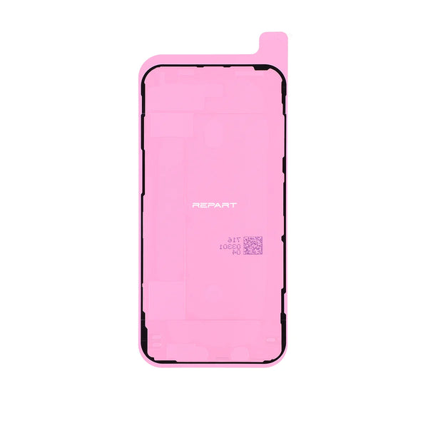 iPhone 12 Pro Max screen adhesive, pink color in white background
