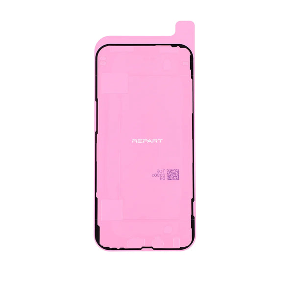 iPhone 13 Pro Max screen adhesive, pink color in white background