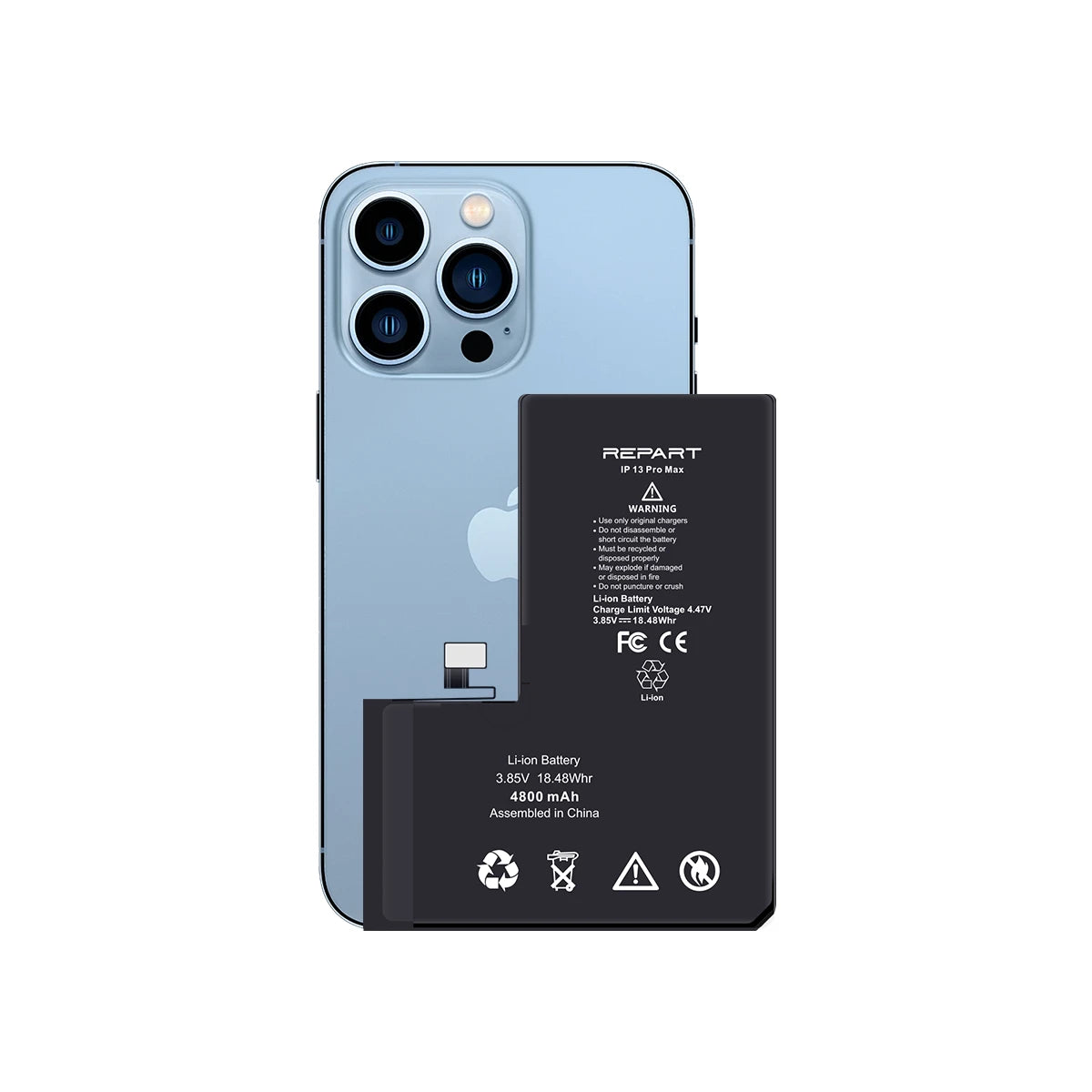 iPhone 13 Pro Max High-Capacity Battery Replacement | REPART Select