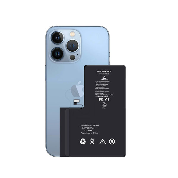 REPART iPhone 13 Pro Max Standard-capacity Battery Replacement (Prime, TI IC Solution)