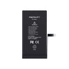 Black battery pack with branding and specifications on a white background