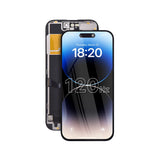 iPhone 14 Pro Incell Screen Replacement with 120Hz refresh rate on a white background